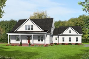 Country Exterior - Front Elevation Plan #932-276