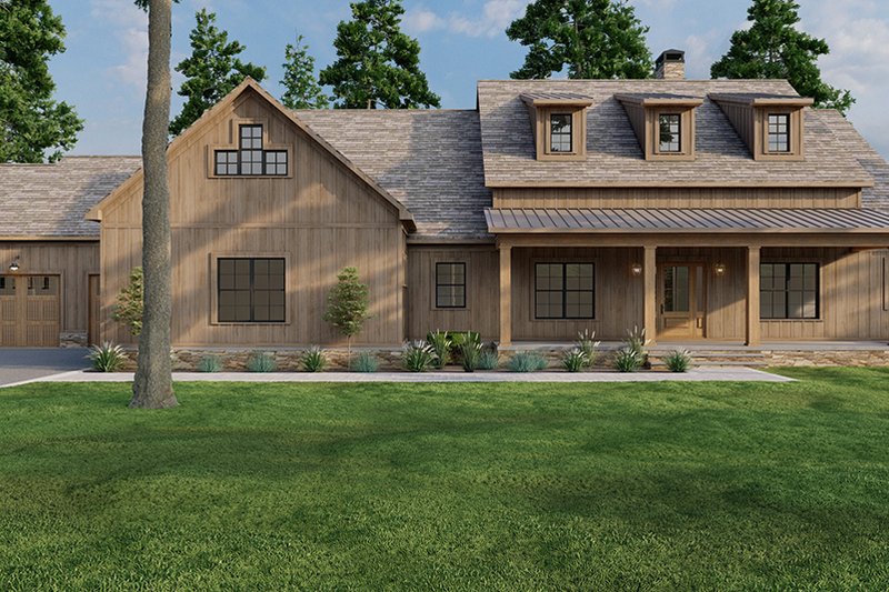 Home Plan - Farmhouse Exterior - Front Elevation Plan #923-327