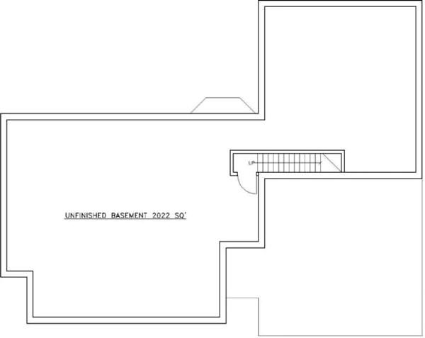 Colonial Floor Plan - Lower Floor Plan #117-161