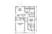 Traditional Style House Plan - 3 Beds 2 Baths 1469 Sq/Ft Plan #65-363 
