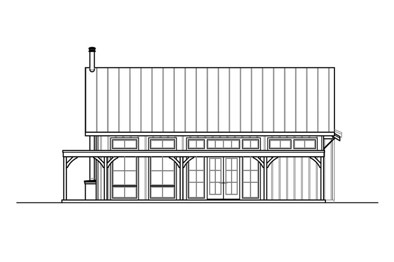 Dream House Plan - Exterior - Other Elevation 1 for Craftsman House Plan #124-1202 - 4 bed, 2 bath