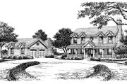 Traditional Style House Plan - 3 Beds 2.5 Baths 2050 Sq/Ft Plan #57-721 