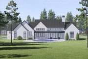 Modern Style House Plan - 4 Beds 4.5 Baths 3673 Sq/Ft Plan #1096-28 