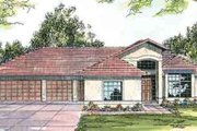 Mediterranean Style House Plan - 3 Beds 2.5 Baths 2069 Sq/Ft Plan #124-411 