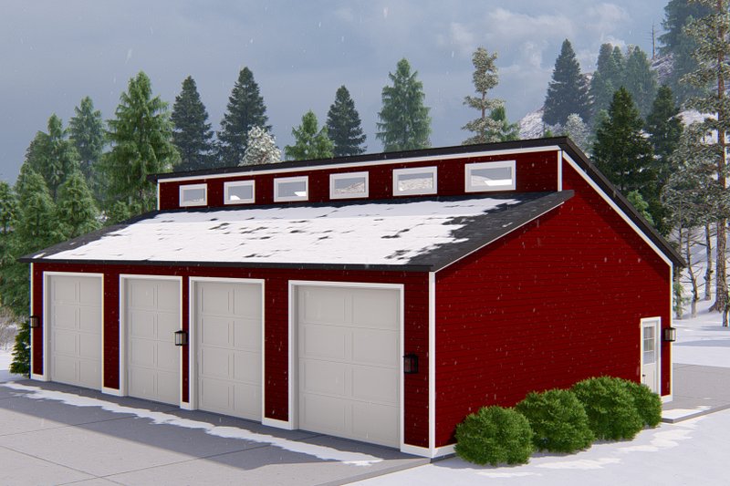 Architectural House Design - Exterior - Front Elevation 3 for Contemporary House Plan #1060-137, 0 bath