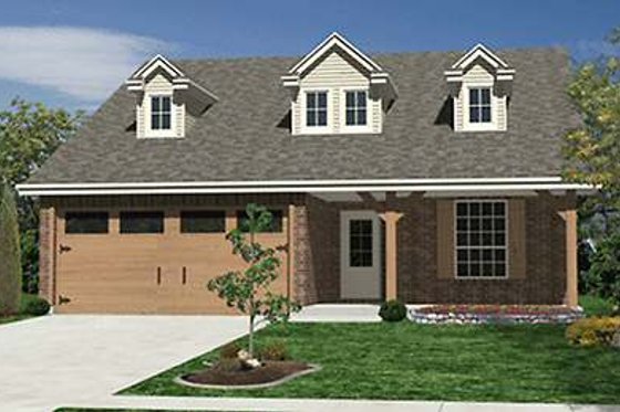 Exterior - Front Elevation for Craftsman House Plan #84-263 - 3 bed, 2 bath
