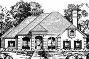 European Style House Plan - 2 Beds 2 Baths 1998 Sq/Ft Plan #40-177 