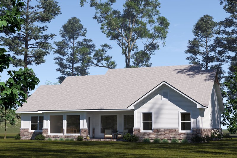 Home Plan - Exterior - Other Elevation 2 for Craftsman House Plan #513-2336 - 4 bed, 3 bath