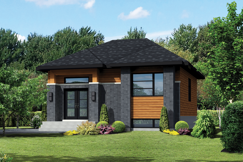 House Design - Contemporary Exterior - Front Elevation Plan #25-4287