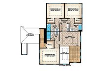 Home Plan - Colonial Floor Plan - Upper Floor Plan #27-459
