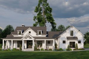 Exterior - Front Elevation 3 for Farmhouse House Plan #923-395 - 3 bed, 2.5 bath
