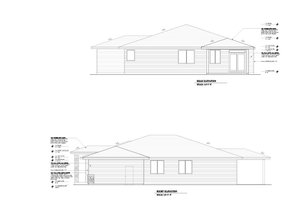 Exterior - Other Elevation 1 for Ranch House Plan #53-683 - 4 bed, 2 bath