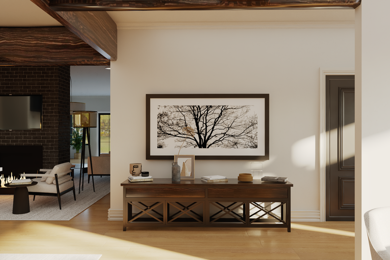 House Blueprint - Interior - Entry for Barndominium House Plan #1064-423 - 3 bed, 3.5 bath