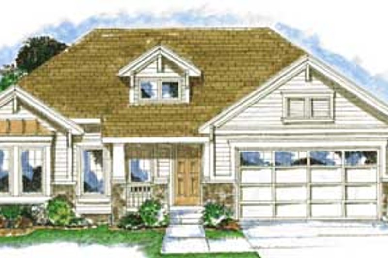 Traditional Style House Plan - 2 Beds 2 Baths 1615 Sq/Ft Plan #20-1369