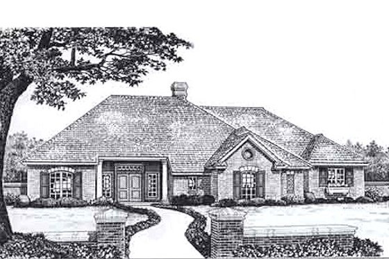 Exterior - Front Elevation for Traditional House Plan #310-930 - 3 bed, 2.5 bath