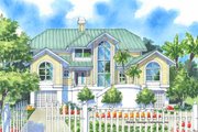 Traditional Style House Plan - 3 Beds 4 Baths 3839 Sq/Ft Plan #930-130 