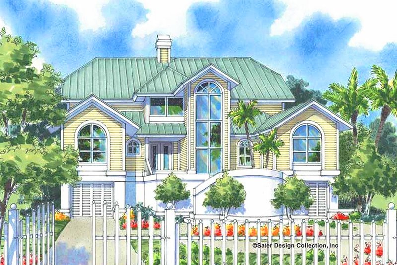 Dream House Plan - Exterior - Front Elevation 3 for Traditional House Plan #930-130 - 3 bed, 4 bath