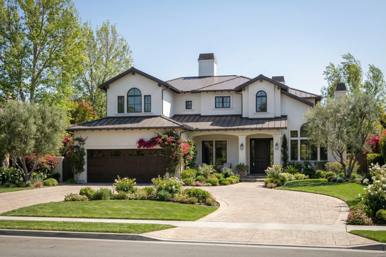 Exterior - Front Elevation 4 for Craftsman House Plan #515-23 - 3 bed, 3 bath