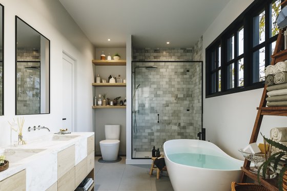 Interior - Bathroom 1 for Farmhouse House Plan #23-2764 - 5 bed, 2.5 bath