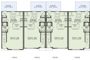 Traditional Style House Plan - 2 Beds 2 Baths 4160 Sq/Ft Plan #17-2468 