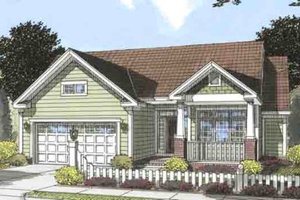 Dream House Plan - Craftsman Exterior - Front Elevation Plan #20-1533