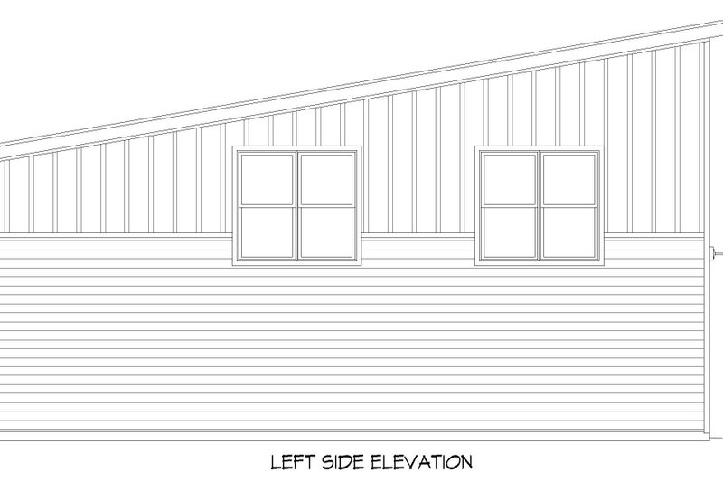House Plan Design - Exterior - Other Elevation for Modern House Plan #932-574, 1 bath