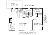 Ranch Style House Plan - 2 Beds 2 Baths 1182 Sq/Ft Plan #303-328 
