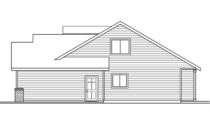 Home Plan - Exterior - Other Elevation 1 House Plan #124-684 - 3 bed, 2.5 bath