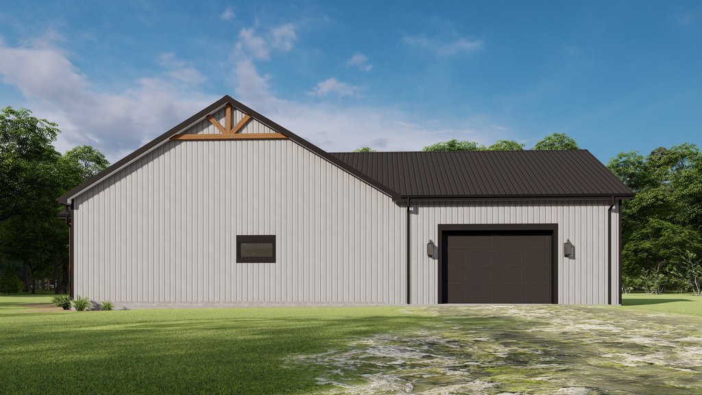 Exterior - Other Elevation 1 for Barndominium House Plan #1092-71 - 3 bed, 2 bath