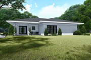 Contemporary Style House Plan - 3 Beds 2 Baths 1438 Sq/Ft Plan #923-140 