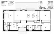 Ranch Style House Plan - 3 Beds 2 Baths 2040 Sq/Ft Plan #497-50 