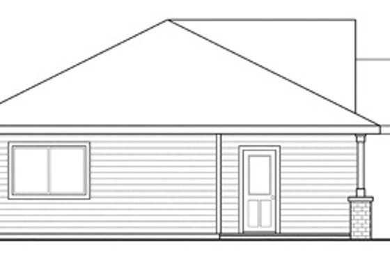Exterior - Other Elevation for Traditional House Plan #124-851 - 3 bed, 2 bath