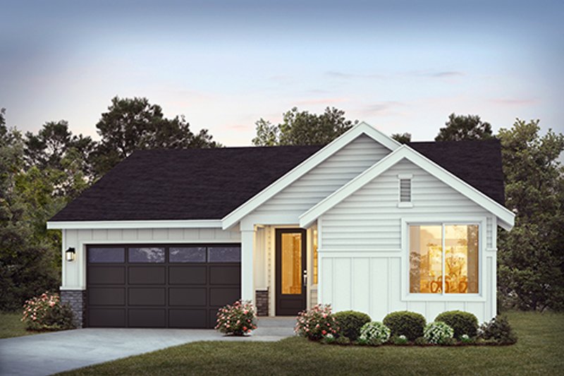Home Plan - Farmhouse Exterior - Front Elevation Plan #569-61
