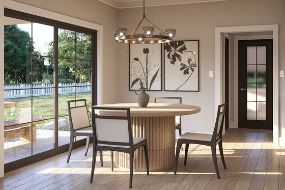 Interior - Dining Room for Farmhouse House Plan #455-561 - 4 bed, 2.5 bath