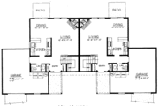 Modern Style House Plan - 2 Beds 1.5 Baths 2392 Sq/Ft Plan #303-196 