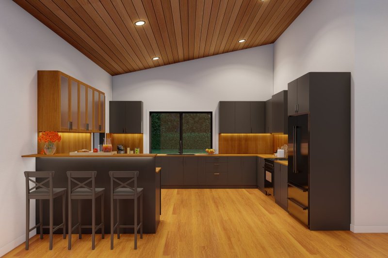 House Plan Design - Interior - Kitchen for Modern House Plan #923-376 - 3 bed, 2 bath