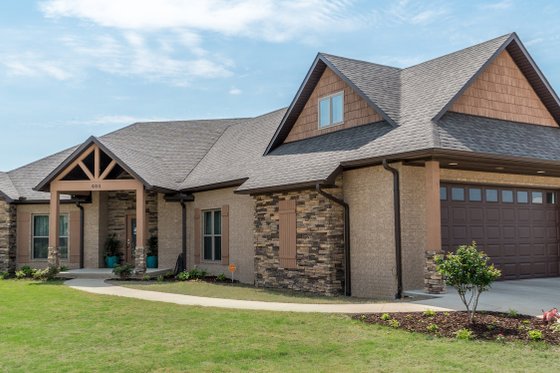 Exterior - Front Elevation 4 for Craftsman House Plan #17-2569 - 3 bed, 2.5 bath