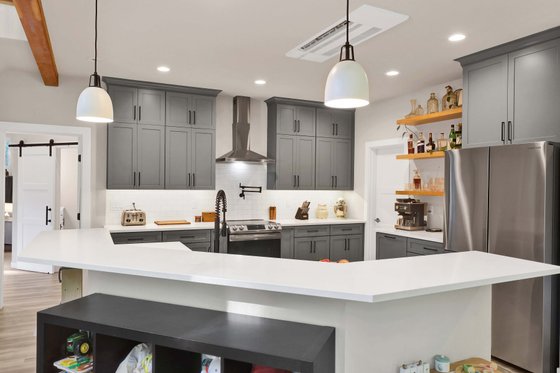 Interior - Kitchen for Contemporary House Plan #1070-62 - 3 bed, 3.5 bath