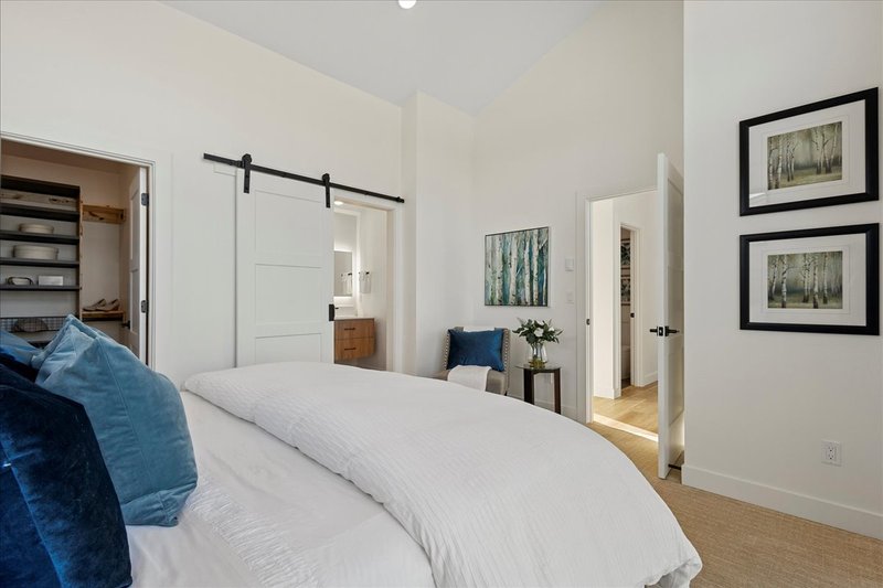 House Blueprint - Interior - Bedroom 1 for Contemporary House Plan #1070-237 - 2 bed, 2.5 bath