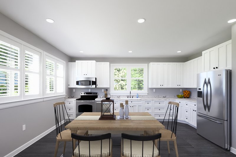 House Blueprint - Interior - Kitchen 1 for Farmhouse House Plan #1060-193 - 2 bed, 3 bath