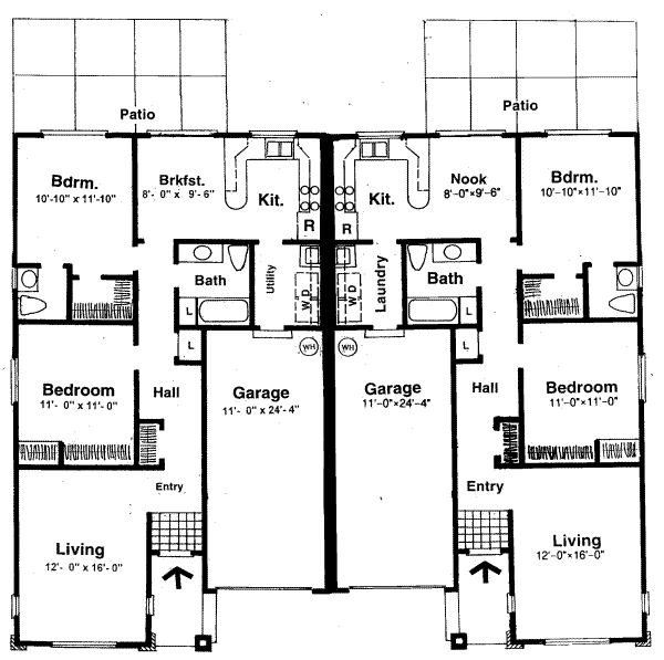 Ranch Floor Plan - Main Floor Plan #303-123