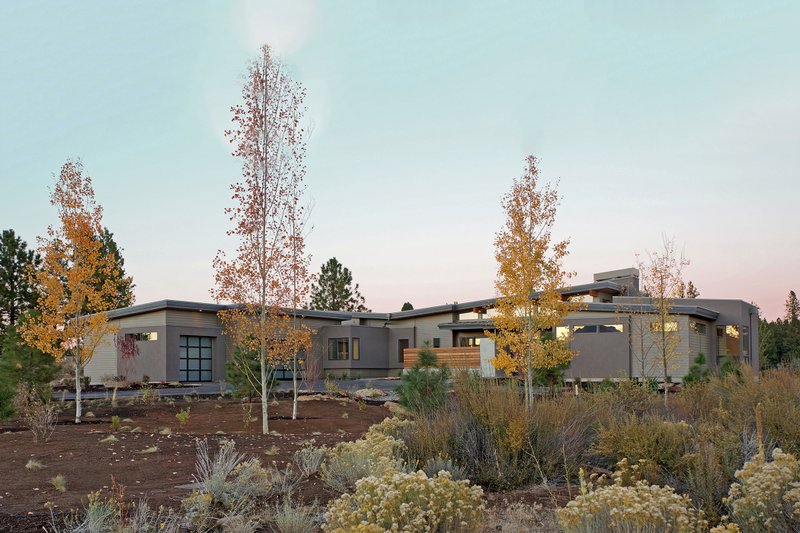 Dream House Plan - Exterior - Front Elevation 5 for Modern House Plan #892-14 - 3 bed, 3.5 bath