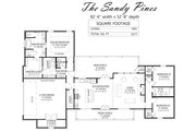 Farmhouse Style House Plan - 3 Beds 2.5 Baths 1991 Sq/Ft Plan #1074-131 Floor 