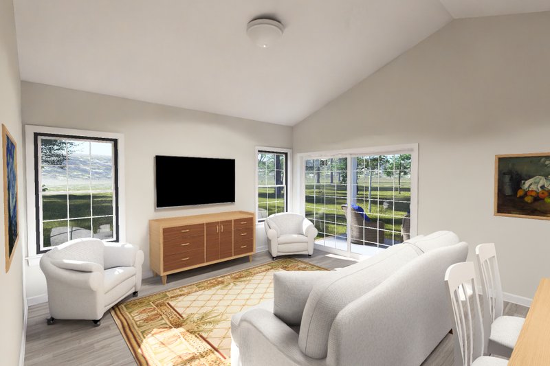 Architectural House Design - Interior - Family Room for Cottage House Plan #513-2467 - 4 bed, 3 bath