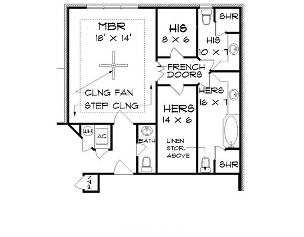 House Plan Design - Tudor Floor Plan - Other Floor Plan #45-373