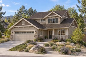 House Blueprint - Exterior - Front Elevation for Country House Plan #1100-179 - 3 bed, 2.5 bath