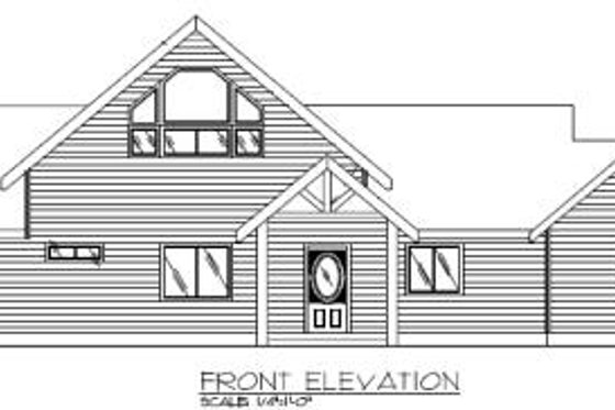 Exterior - Other Elevation for Modern House Plan #117-135 - 2 bed, 2 bath