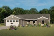 Ranch Style House Plan - 3 Beds 2.5 Baths 1338 Sq/Ft Plan #1064-32 