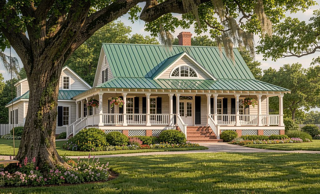 Exterior - Front Elevation 2 for Farmhouse House Plan #137-252 - 4 bed, 3 bath