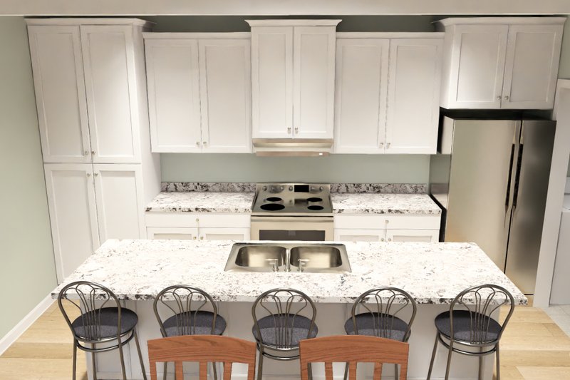 Architectural House Design - Interior - Kitchen 2 for Cottage House Plan #513-2465 - 4 bed, 3 bath